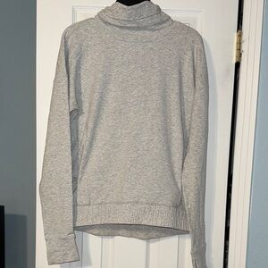 Lululemon grey turtleneck sweatshirt